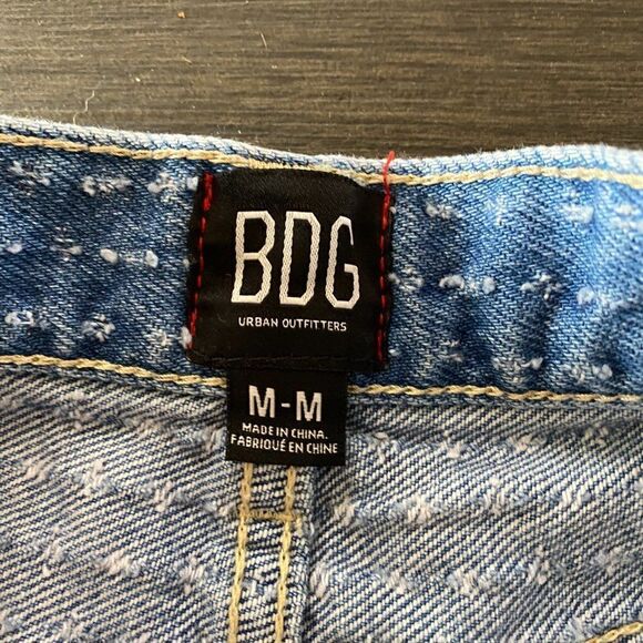 BDG Urban Outfitters Women's Stretch Denim Mini Skirt Blue Medium - Picture 4 of 9